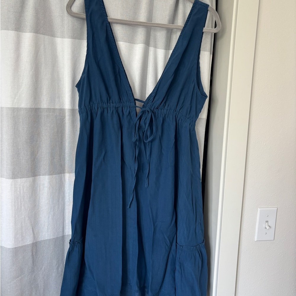 Cupshe Deep Blue Swim Coverup